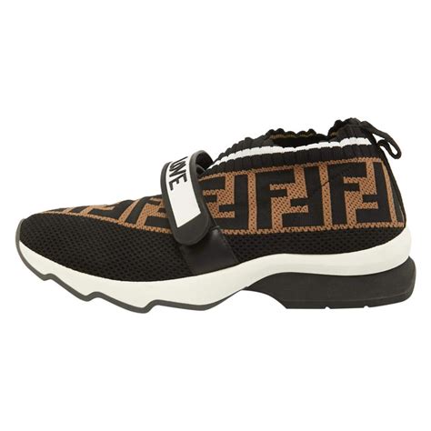 fendi rockoko slip on sneakers|Fendi Rockoko Knit Sock Sneakers on SALE .